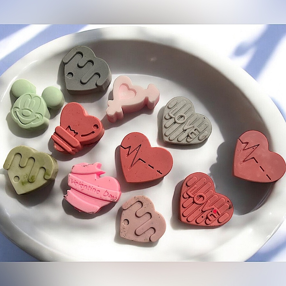 6 set handmade soap samples 1.5x1in inch 2oz can be your choice of scent/color